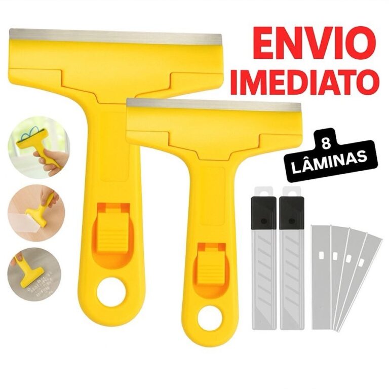 2 Estilete Raspador Profissional 8 Lâminas Tira A