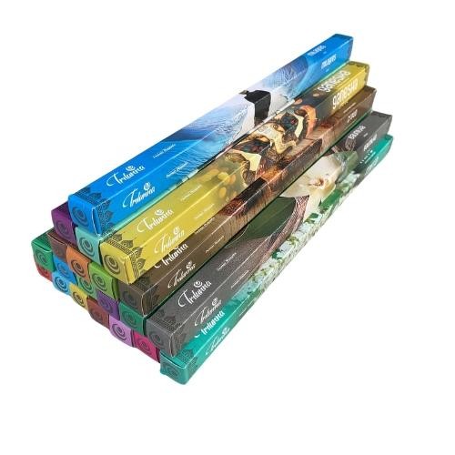 Incenso Massala Trilunna 70 Varetas Kit Escolha O 