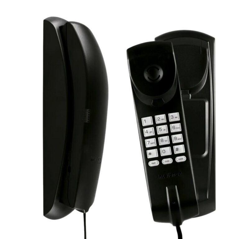 Telefone Gôndola Fixo Preto Com Fio Intelbras TC2