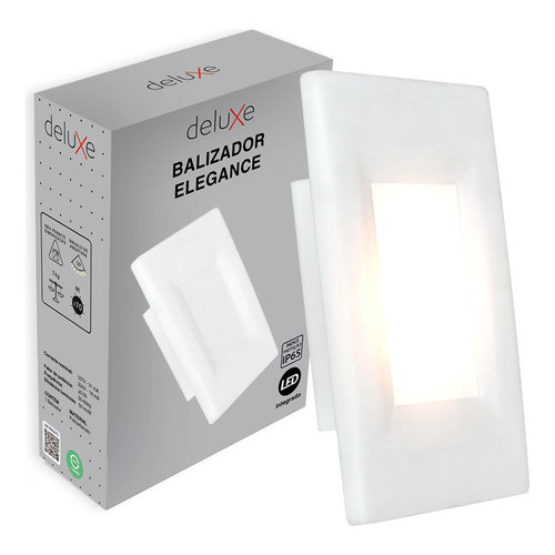 Balizador Led Elegance 4×2 2w 3000k Branco Qu