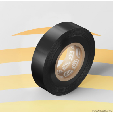2M Fita Preta 18mm com 20 Metros cada