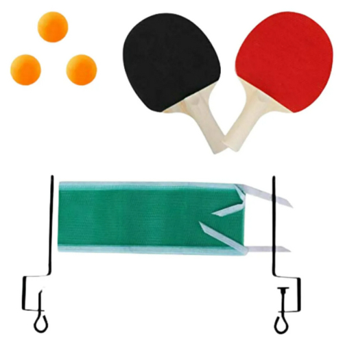 Kit Ping Pong Tênis De Mesa – 2 Raquetes + 