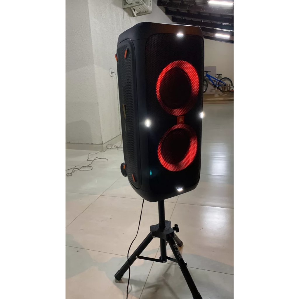 Suporte Pedestal Tripé Para Caixa Som Acústica Aúdio Profissional