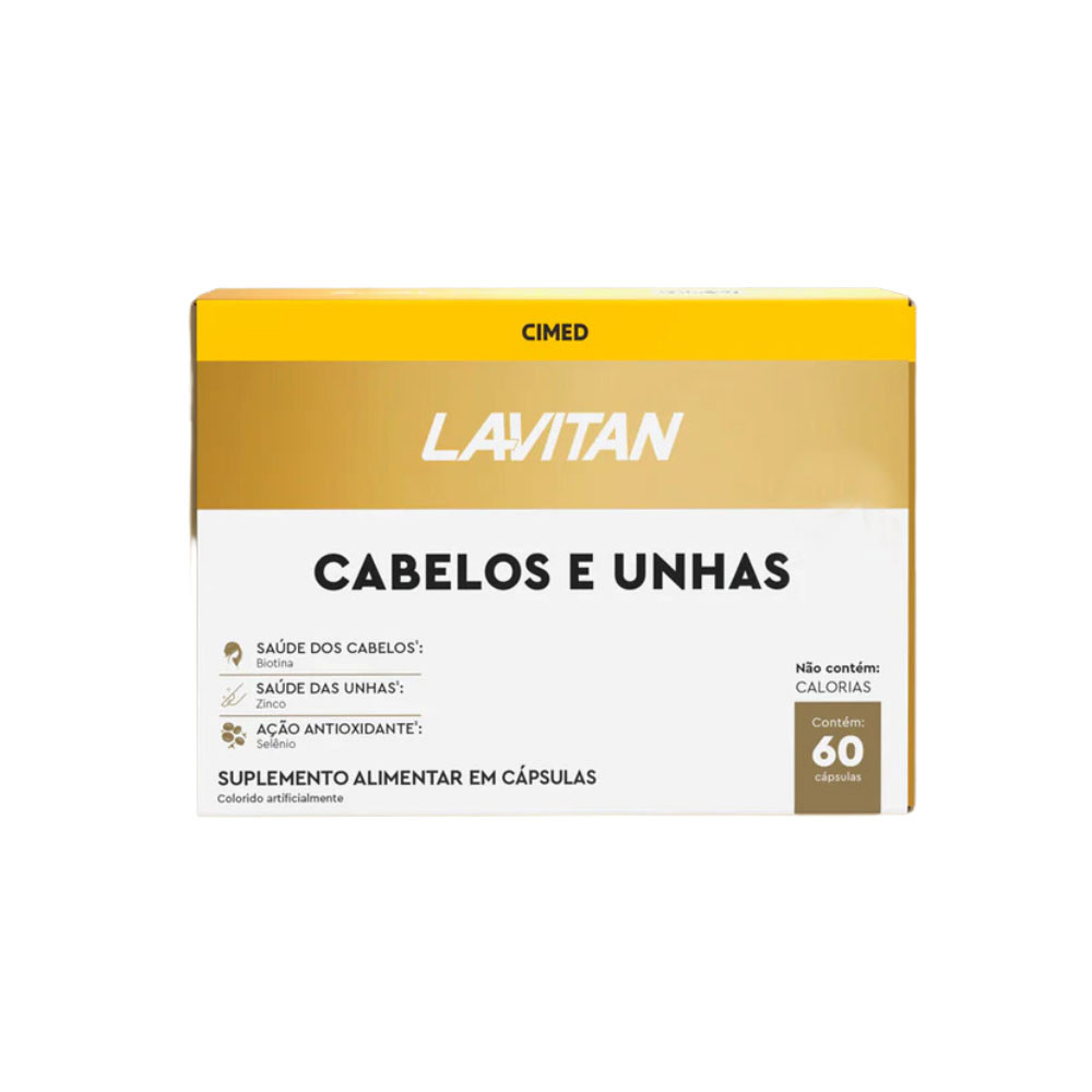Lavitan Hair Cabelos e Unhas Com 60 Comprimidos – Cimed
