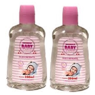 Óleo Infantil Marigold Rosa 250ml 2 Unid