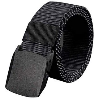 Moda Cinto Largo Masculino Nylon Fivela de Plásti