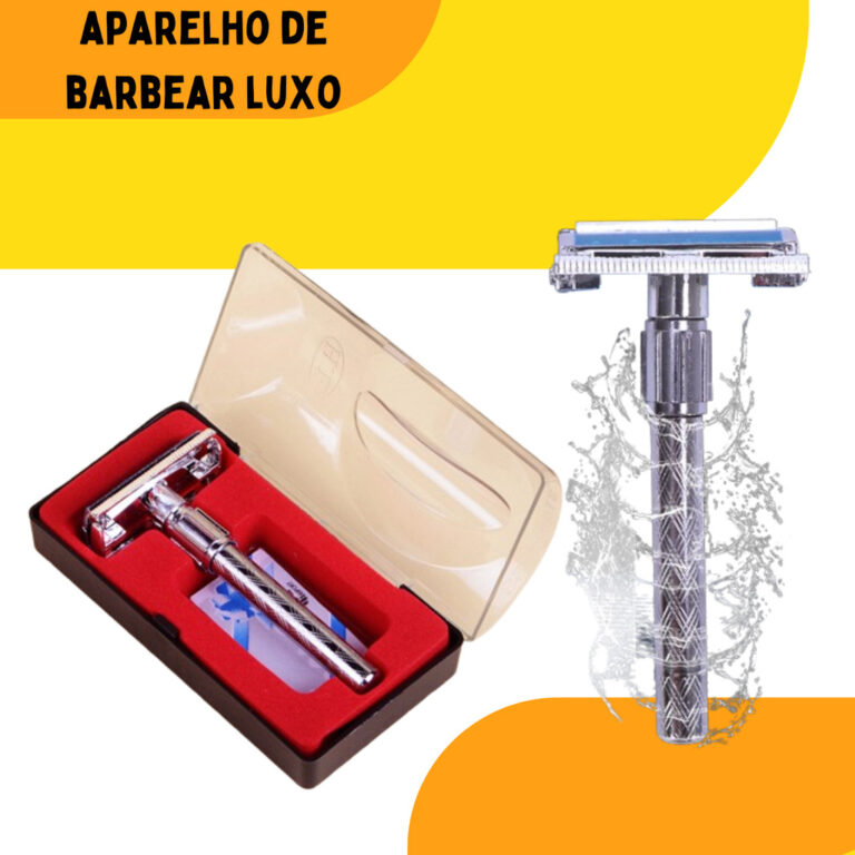 Aparelho De Barbear Luxo Reutilizável  De Metal C