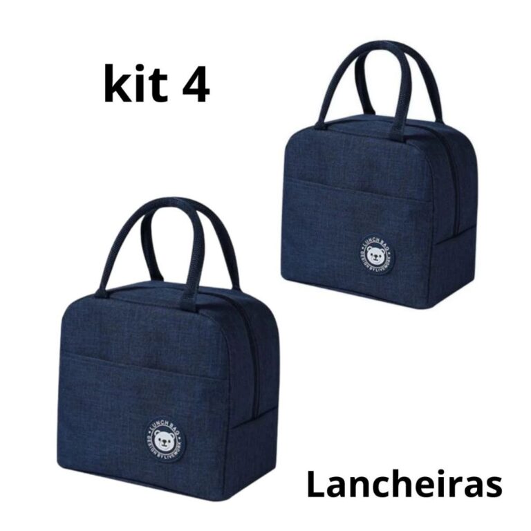 Bolsa Térmica Portátil kit 2 Com Isolamento Tér
