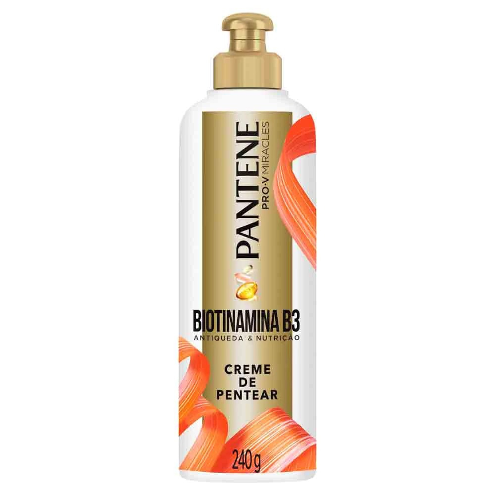 Creme de Pentear Pantene Biotinamina B3 PRO-V Miracles Antiqueda E Nutrição 240g