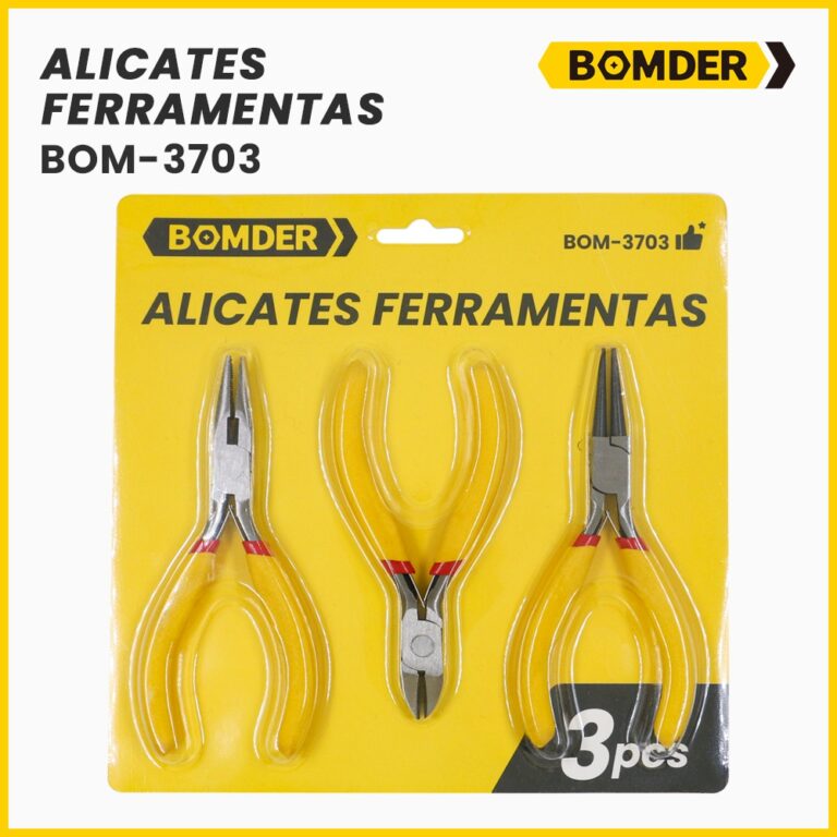 Kit 3 Alicates Corte Eletrônica Artesanato Bijute
