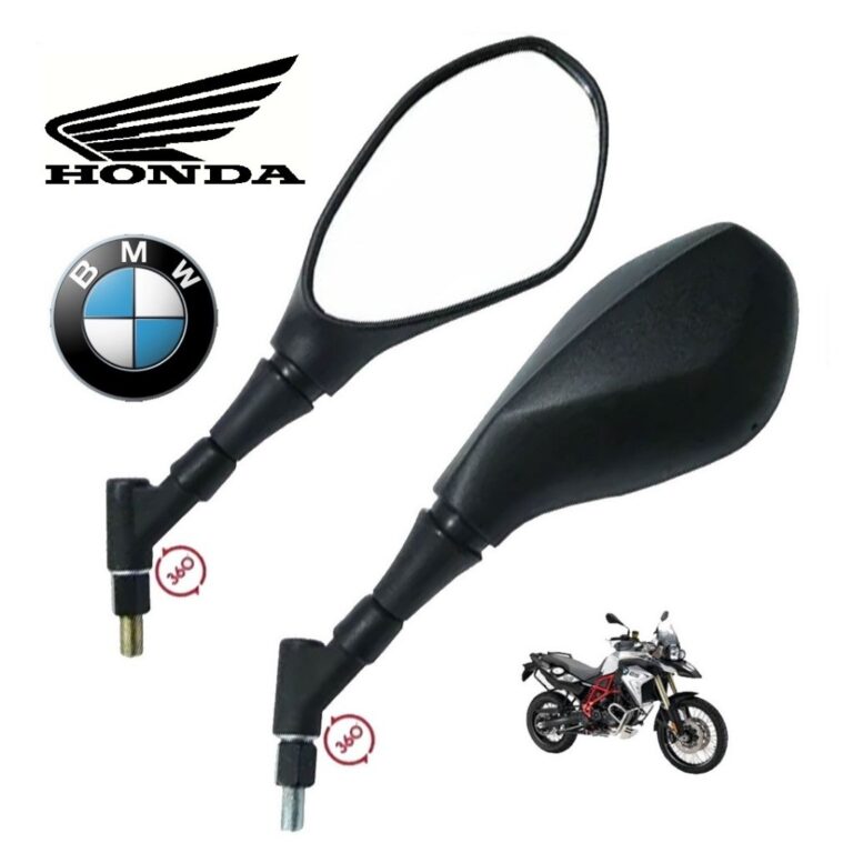 Retrovisor Espelho Moto Bmw F800 Honda Haste Curta