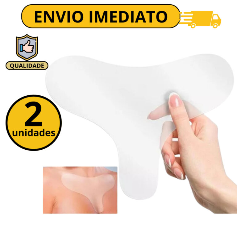 kit 2x adesivo silicone para colo do peito reutili