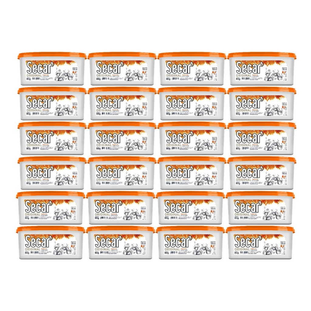 Kit 24un Antimofo Secar Natural 80g – Desumidificador