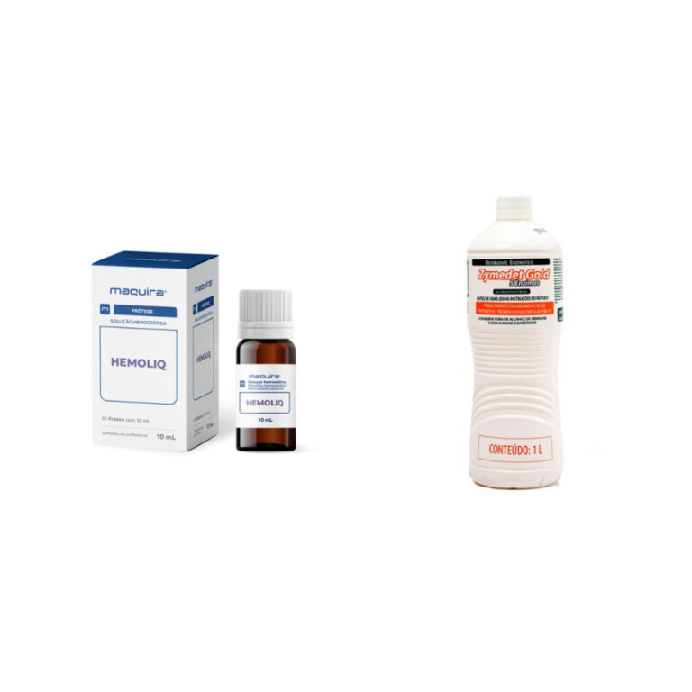 Kit Solução Hemostática Hemoliq + Detergente En
