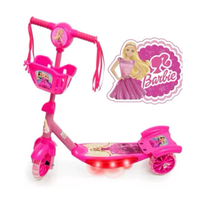Patinete Infantil Menina e Menino Musical 3 Rodas 