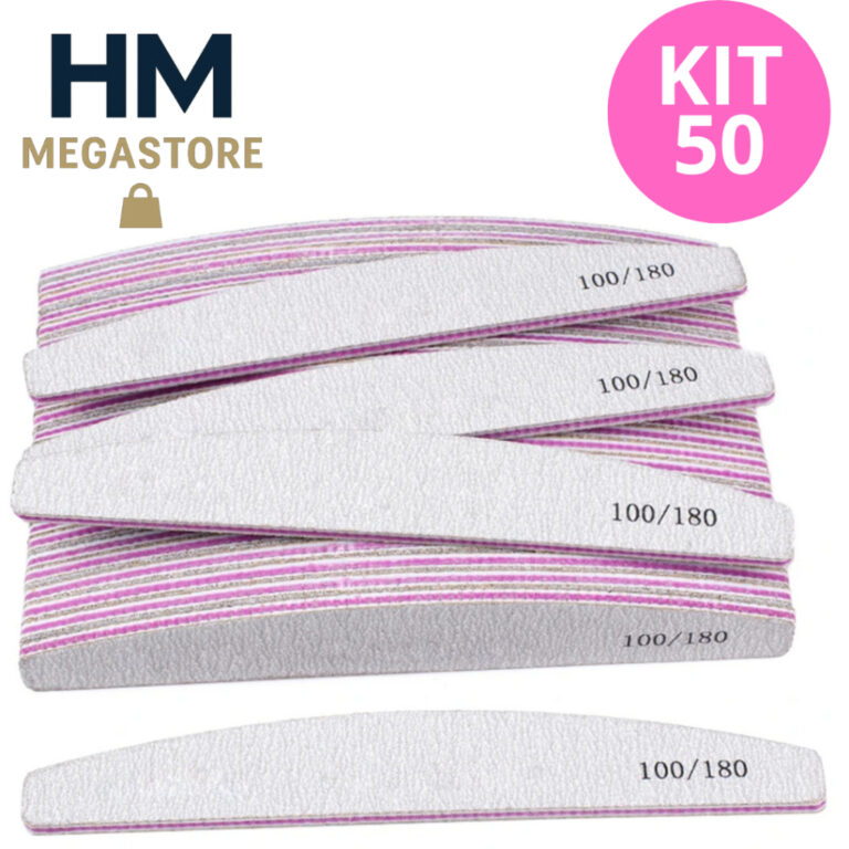 Kit 10/20/30/40/50 Lixas de Unha Bumerangue Laváv