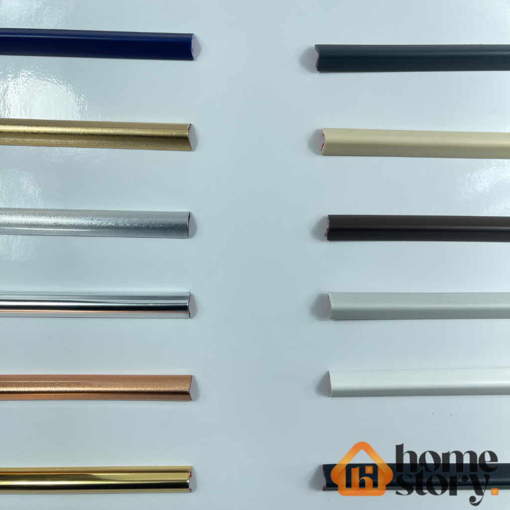 Perfil Cantoneira de PVC 10MMX 10MM com fita 3M / barras de 3 Metros