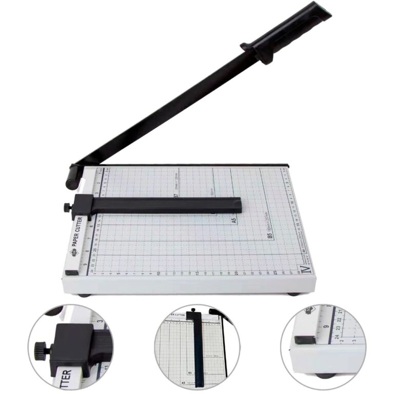 Cortador De Papel Guilhotina Corta Até 12 Folhas 