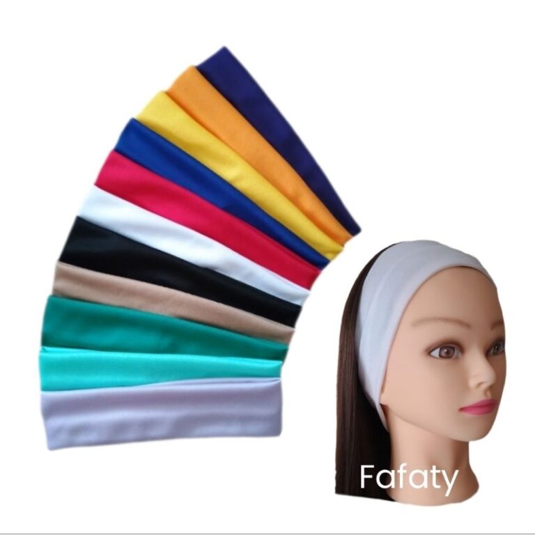 Faixa de Cabelo em Malha Tiara Turbante Unissex Fa