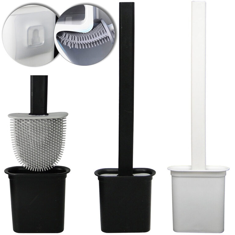 Escova de Silicone Para Limpeza de Vaso Sanitário