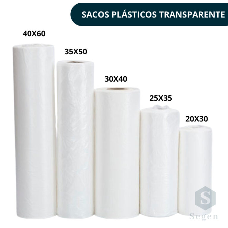 Bobina Picotada Sacos Plásticos Transparente Frut