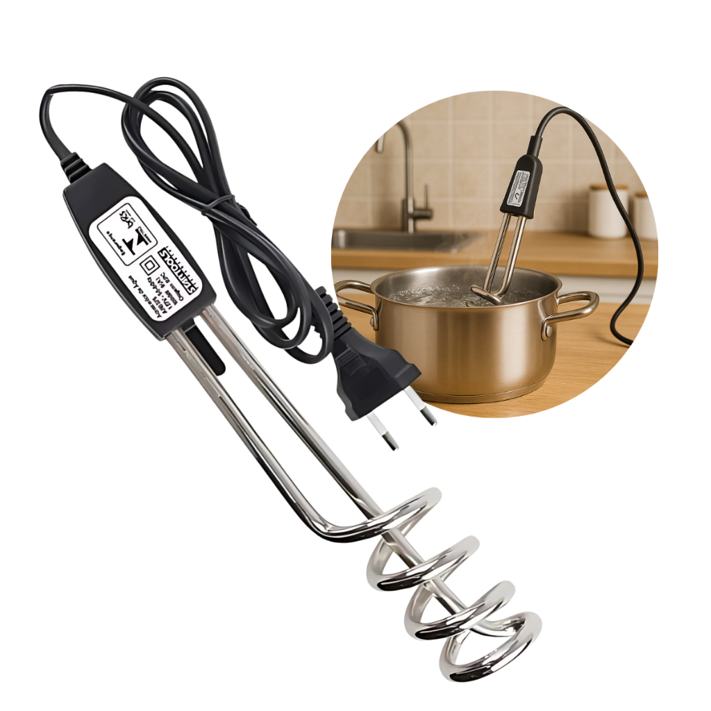 Ebulidor Elétrico Aquecedor Esquenta Ferve Água Rápido Rabo Quente Chá Café 500W – 220v