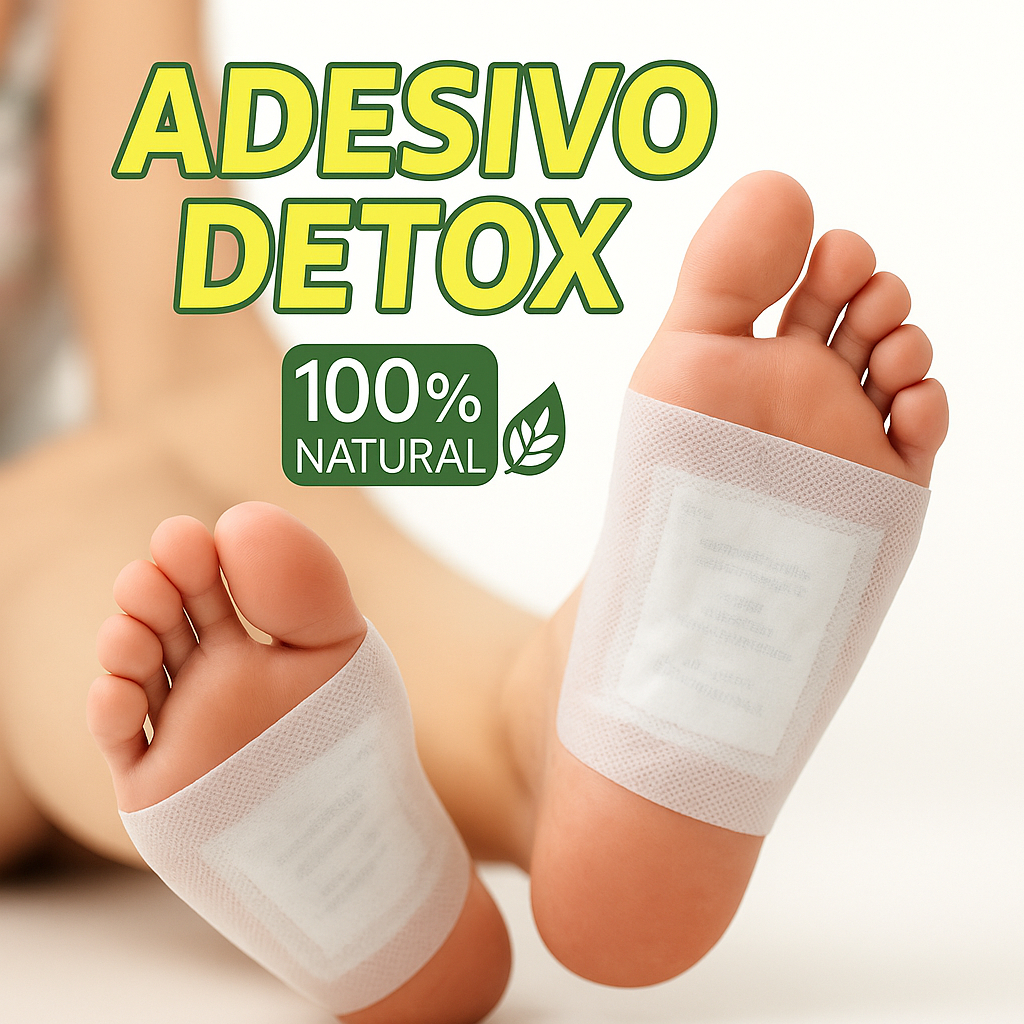 Kit 10/20/30/40/50/100 Adesivos Detox Para Pés Eliminador de Odor Impurezas Toxinas 100% Natural Ori