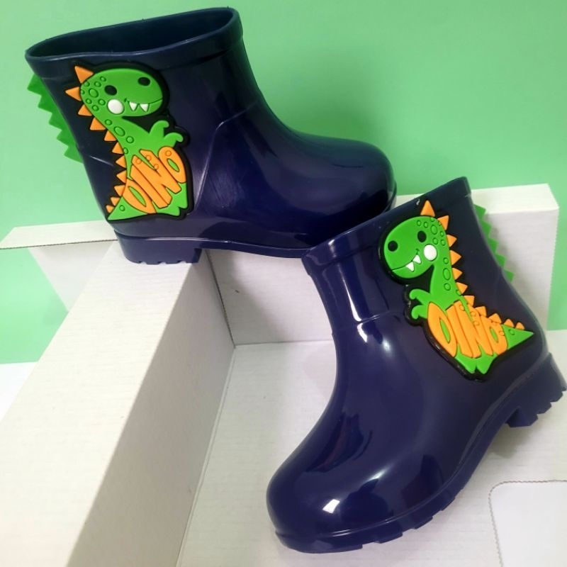 Galocha Infantil Masculina Botinha Para Meninos Personagem Dinossauro
