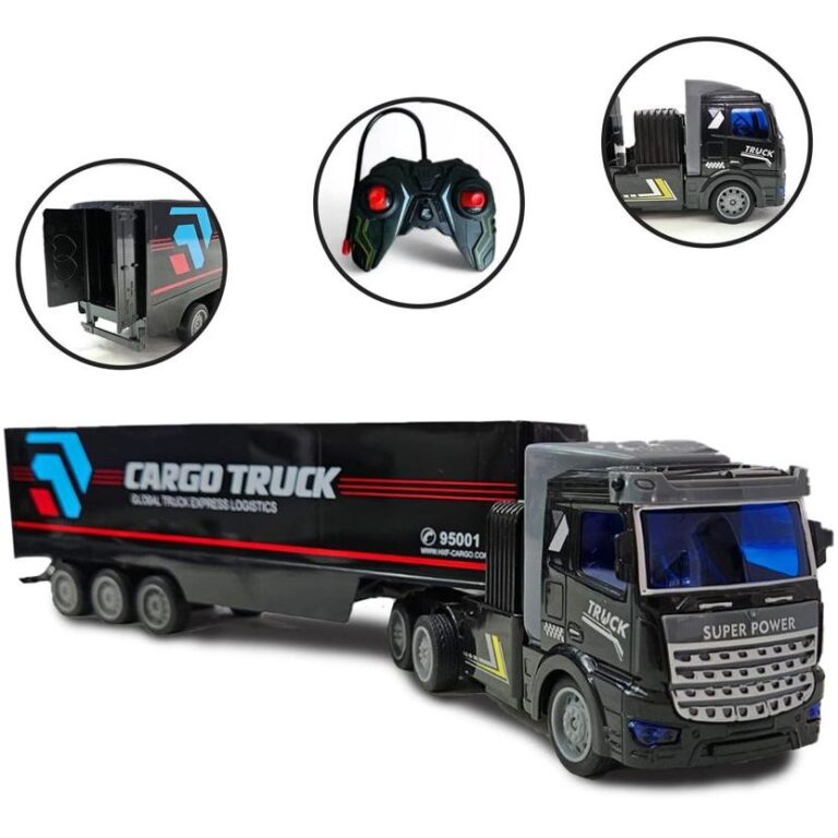 Caminhão Carreta Baú Controle Remoto Recarregáv