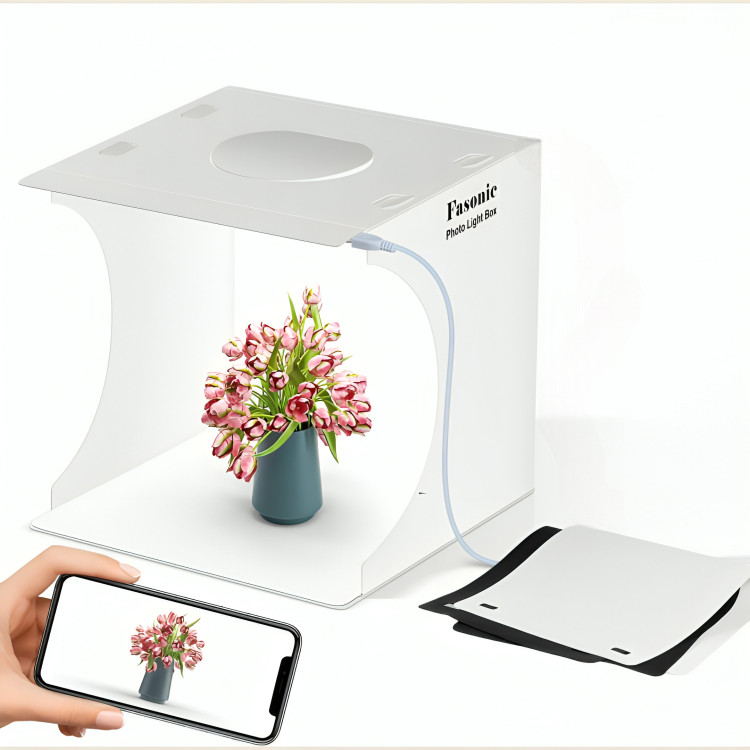 Mini Estúdio Fotográfico Photo Studio Led Usb Po