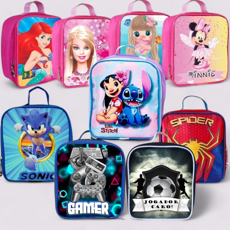 Lancheira Térmica Infantil Feminina e Masculina G