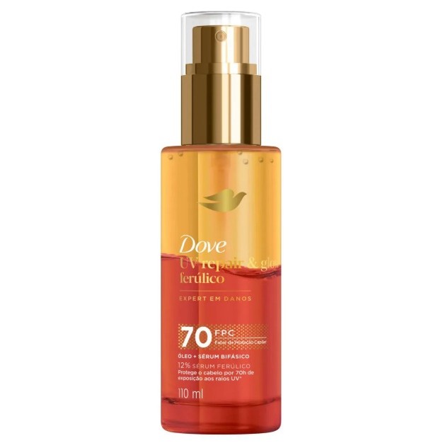 Dove Óleo Sérum Bifásico UV Repair Glow Ferúli