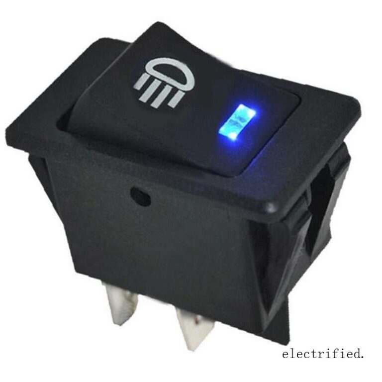 Ele 12V Interruptor 12V Para Carro Nevoeiro LED Bo