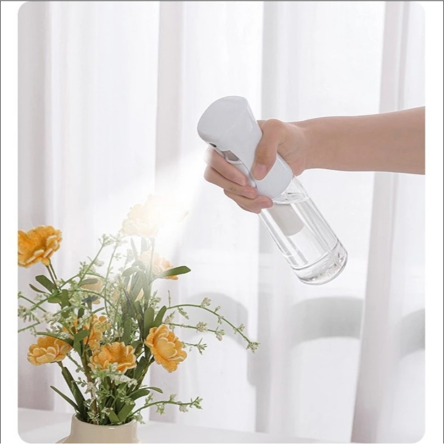 Borrifador Spray Névoa Cabeleireiro Semi Automático Profissional Jato Continuo Para Salão 200ml