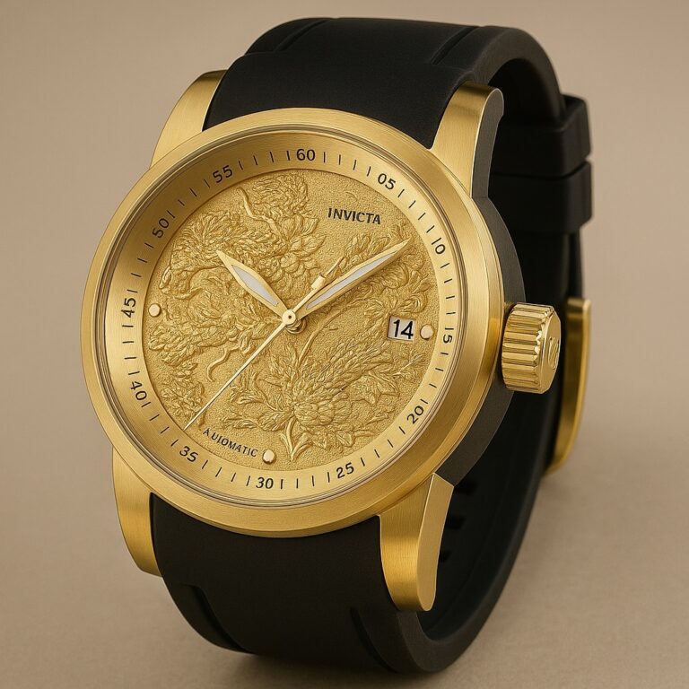 Relógio Dragão Invicta Dourado Pulseira l | Edi�