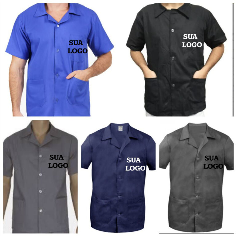 JALECO PROFISSIONAL PERSONALIZADO LOGOTIPO BORDADO