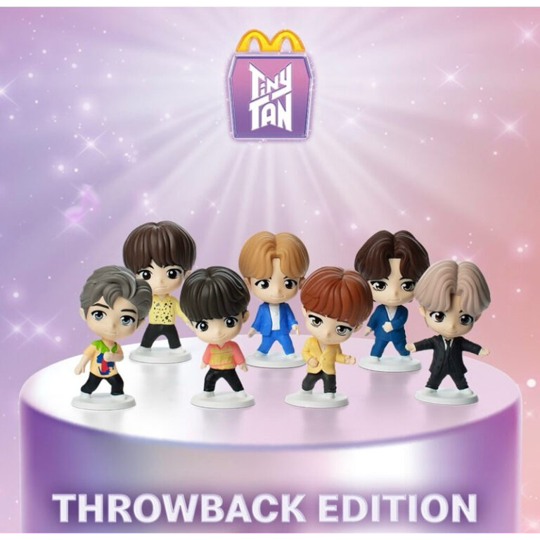 Bonecos BTS TinyTan x Mc Donalds | Throwback Editi
