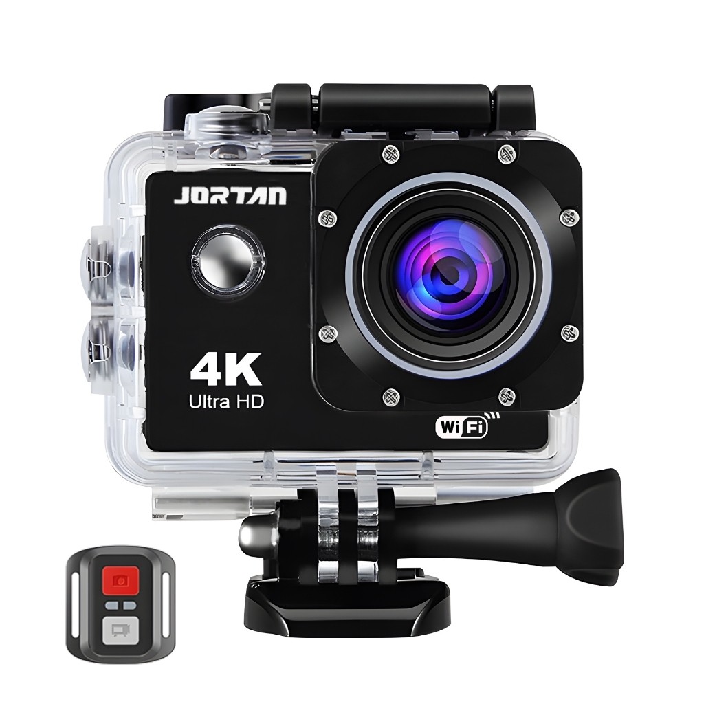 Câmera de ação 4K Ultra HD WiFi 30 metros à prova dágua com controle remoto