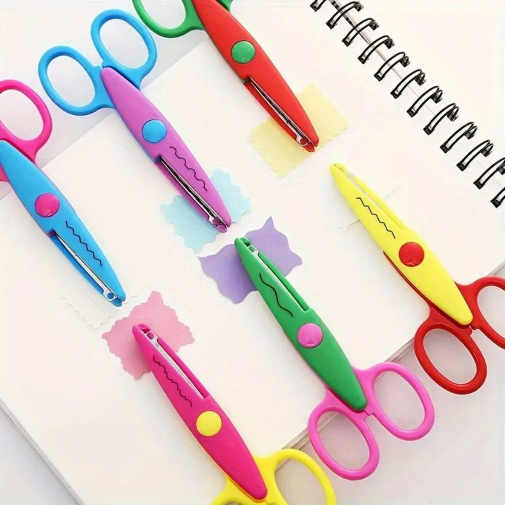 Tesouras Para Picotar Corte Decorado Scrapbook Tesoura Escolar Artesanato Picote Ondas ZigZag
