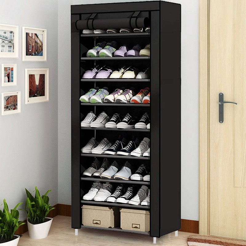 Sapateira Y075 com 9 Prateleiras / 9 Andares Organizador Para Calçados Chinelos Roupas Objetos Desmo
