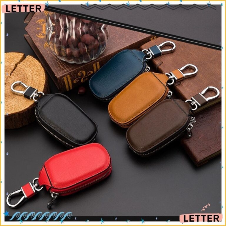 Mini bolsa para chaves de carro unissex, bolsa de 