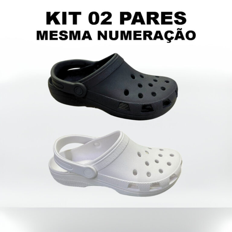 Kit 2 Chinelo Babuche Unissex Leve Confortável Pr