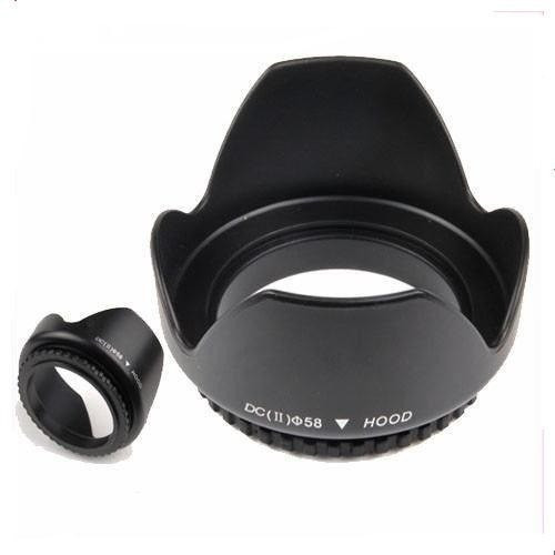 Parasol Rosca P Lentes 18-55mm 58mm De Diâmetro �