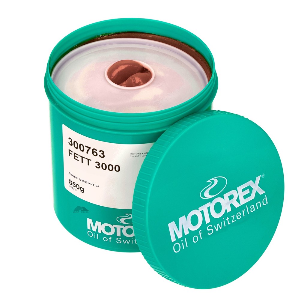 Graxa Premium Adesiva P/ Motos, Bicicletas, Bikes, UTV e Carros.. – Motorex – Fett 3000 – 850g