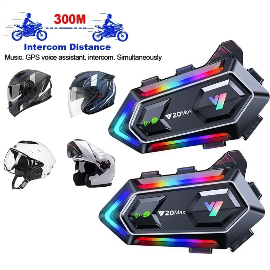 Fone de Ouvido de Capacete Moto Bluetrooth Controle De Voz