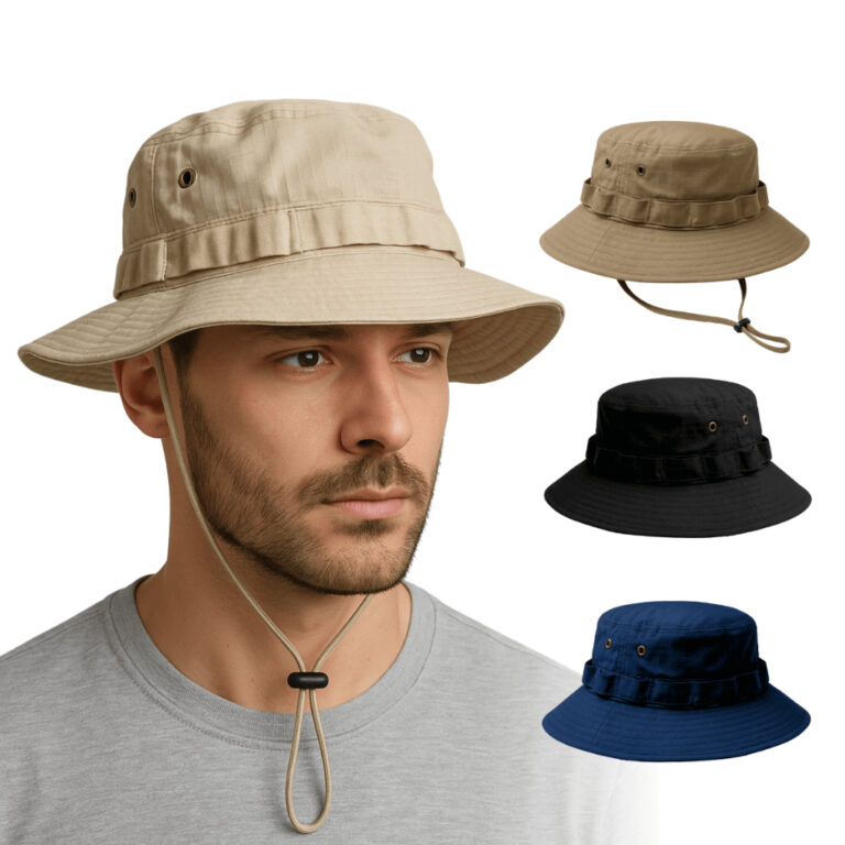 Chapeu militar Bucket Boonie Hat Caça Chapéu Cam