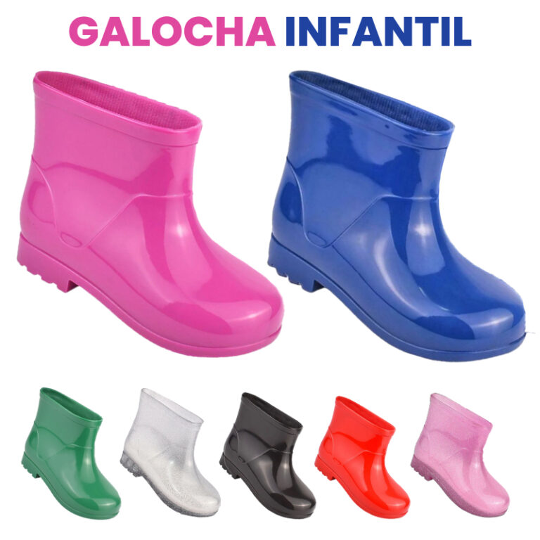 Botinha Infantil Menina Menino Galocha Criança Co