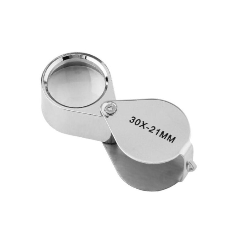 Mini Lupa 30x21mm Inox Relojoeiro Joalheiro Gota D