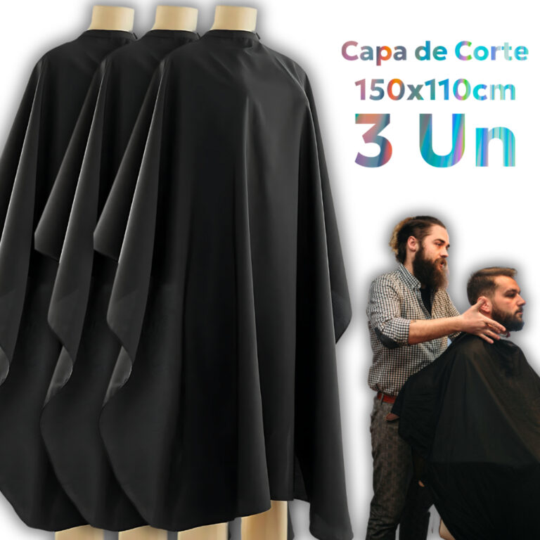 Kit 3 Capas De Corte PROFISSIONAL Barber Barbeiro 