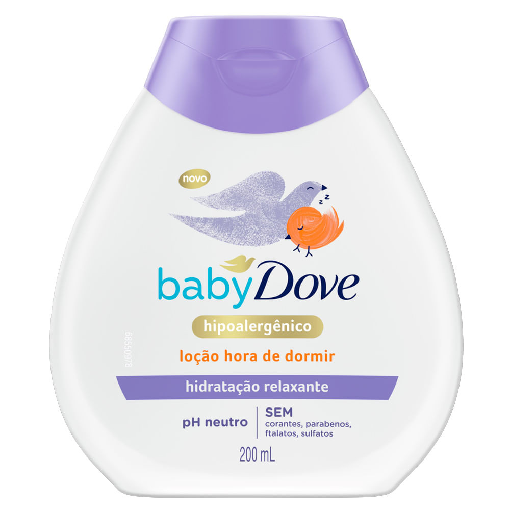 Loção Relaxante Hidratante Dove Baby Pele Macia e Saudável 200ml